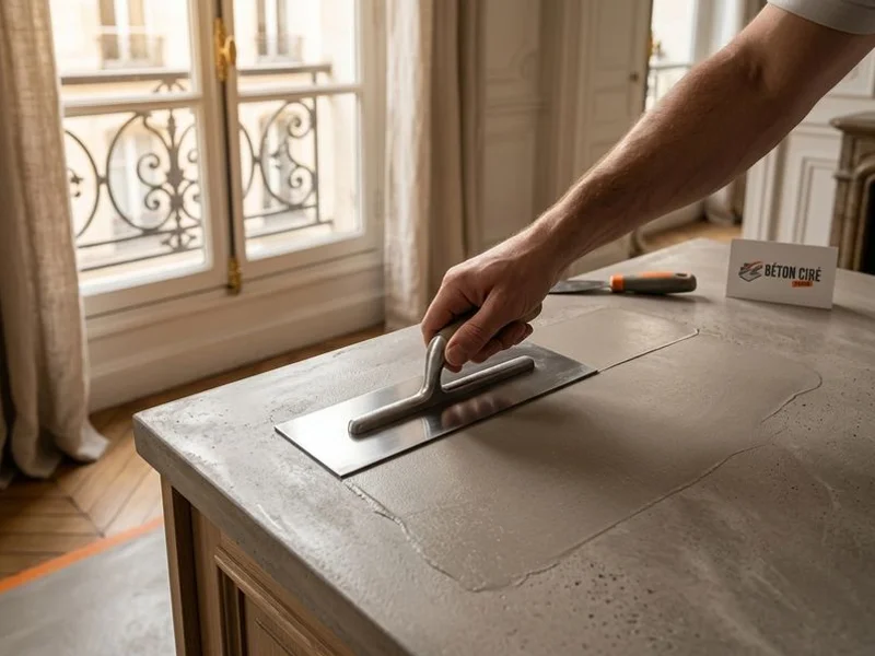 Artisan béton ciré intervenant à Neuilly-sur-Seine