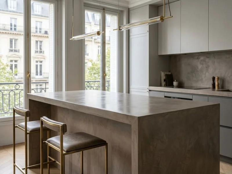 Béton Ciré Plan de Travail réalisation 3