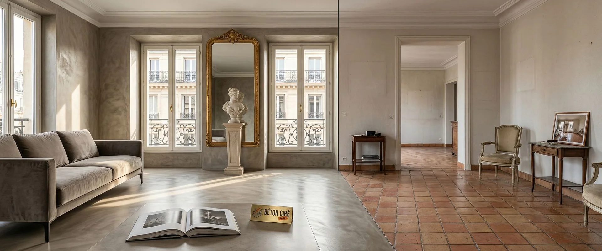 Béton Ciré vs Carrelage