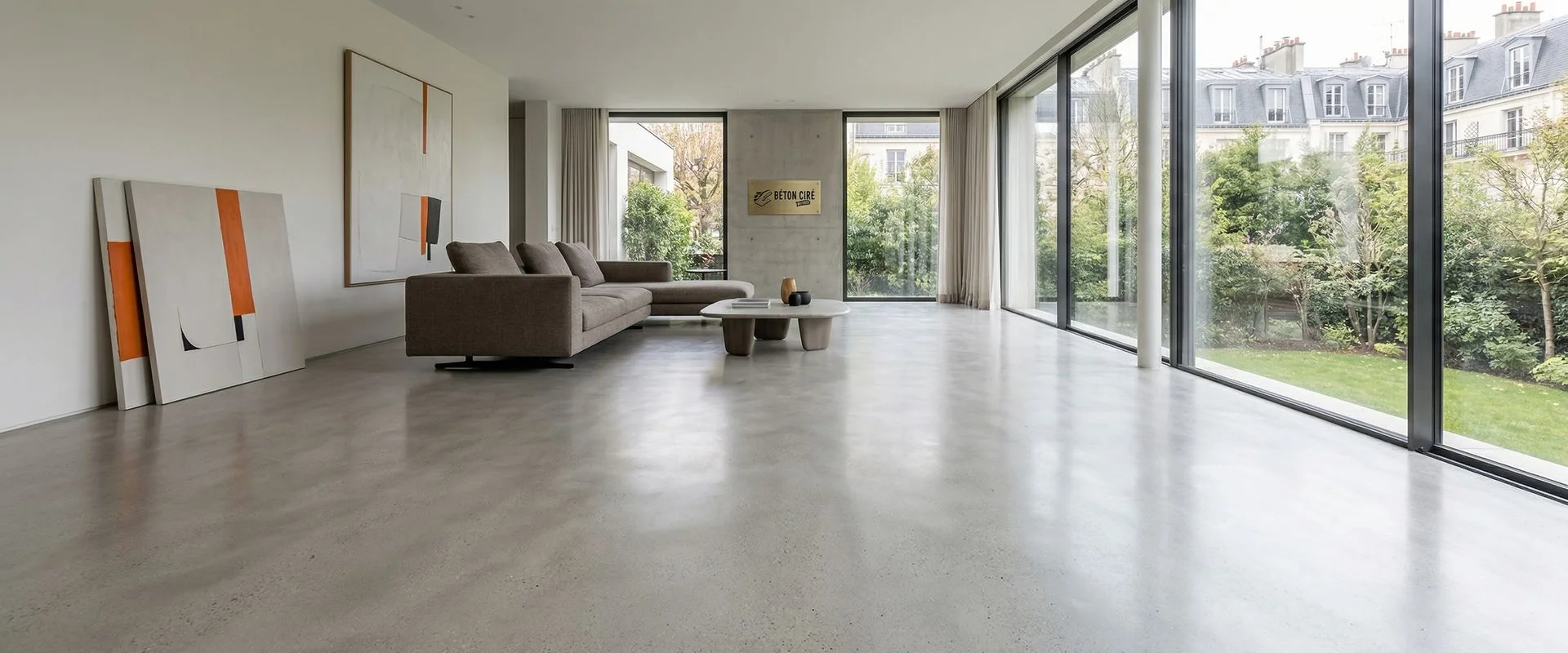 Béton ciré à Neuilly-sur-Seine